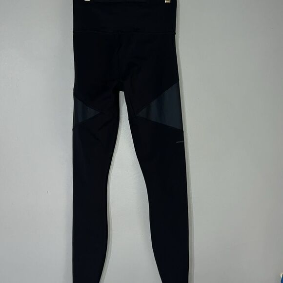Puma Train Bonded High Waist Zip Womens Training Tights Black Gym Workout Ladies - Picture 6 of 8